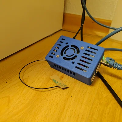 Vỏ case in 3D cho BTT Pi 1.2: Cải tiến tản nhiệt và khe ăng-ten