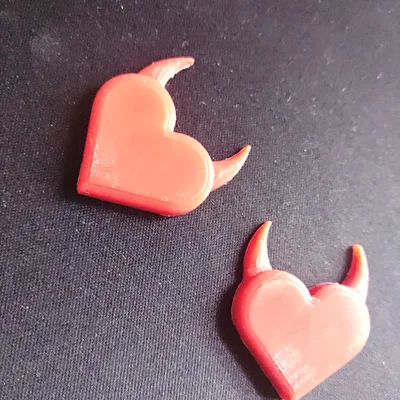 Mô hình Devil Heart in 3D - Trái tim ác quỷ độc đáo