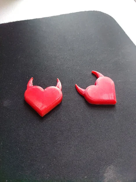 Mô hình Devil Heart in 3D - Trái tim ác quỷ độc đáo - Image 3