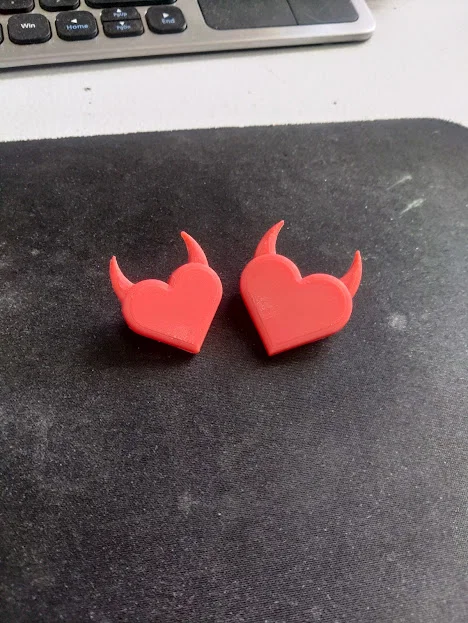 Mô hình Devil Heart in 3D - Trái tim ác quỷ độc đáo - Image 5