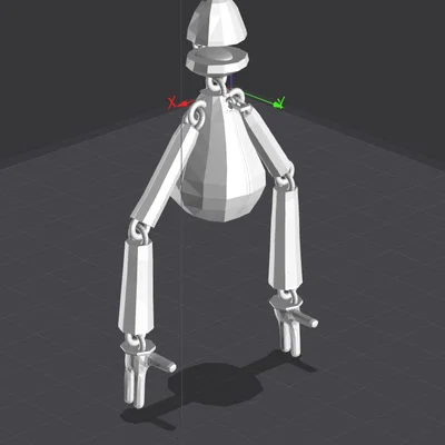 Mô hình Yeep Articulated: Nhân vật in 3D khớp nối linh hoạt
