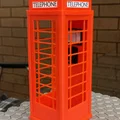 Buồng điện thoại Anh (British phone box) K6 đỏ – model để bàn - Thumbnail 1
