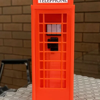 Buồng điện thoại Anh (British phone box) K6 đỏ – model để bàn
