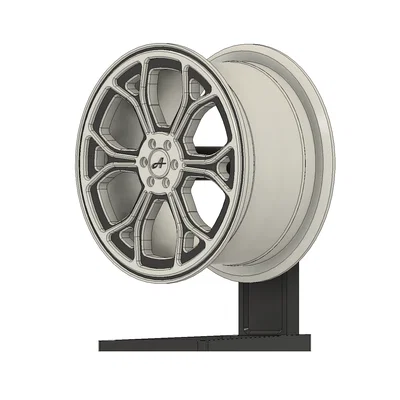 Mâm Xe (Car Rim) Kèm Chân Đế Trưng Bày