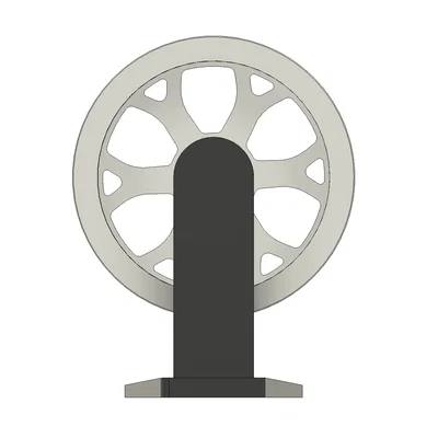 Mâm Xe (Car Rim) Kèm Chân Đế Trưng Bày