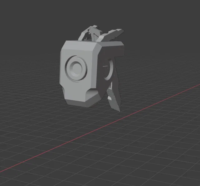 Mẫu đầu Samurai có sừng cực chất cho mô hình Dummy 13 - Image 1