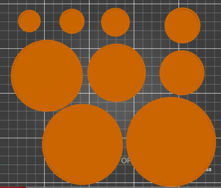 Đế Miniature nhiều kích cỡ 25–160mm (có thể gắn nam châm) - Image 1