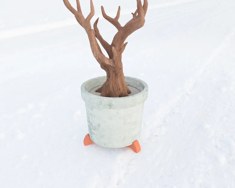 Chân kê chậu cây: chống đóng băng, thoát nước, chịu tải cao (Plant Pot Feet) - Image 2