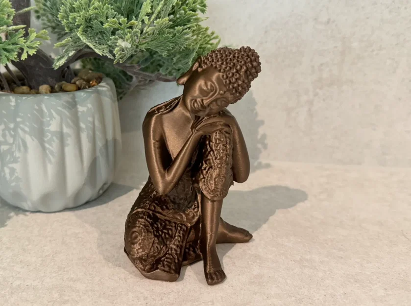 Tượng Phật Nghỉ Ngơi (Resting Buddha) - Mô hình in 3D decor tinh tế - Image 1