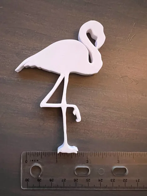 Mô hình trang trí chim hồng hạc (Flamingo) xinh xắn in 3D - Image 1