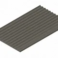 HO Scale Board and Batten – Tấm ốp tường (Siding) cho mô hình - Thumbnail 1
