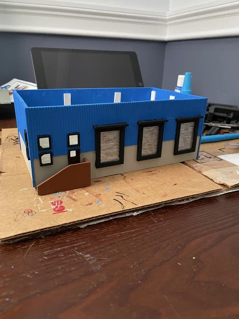 HO Scale Board and Batten – Tấm ốp tường (Siding) cho mô hình - Image 3