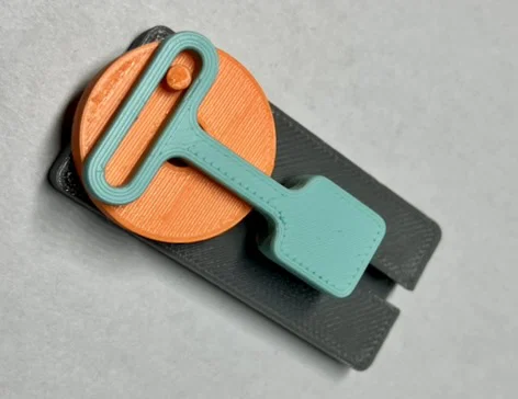 Mô hình cơ cấu chuyển động tịnh tiến 3D (Mechanism with a sliding stage) - Image 2