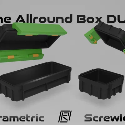 Hộp Lưu Trữ DUO (Parametric | Không Dùng Ốc) - Storage Box DUO