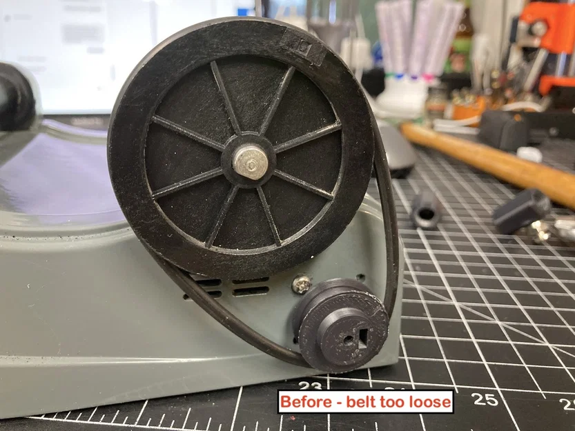 Bánh puly lớn oversized cho rock tumbler National Geographic - Image 2