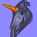 Sọ Kỳ Lân (Unicorn Skull) realistic - Thumbnail 6