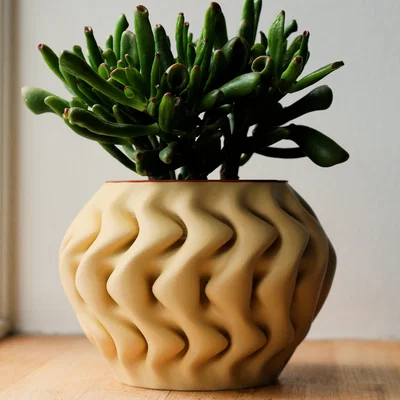 Mẫu Chậu Trồng Cây Sen Đá Pot 9 - Thiết Kế 3D Độc Đáo Cho Gia Đình