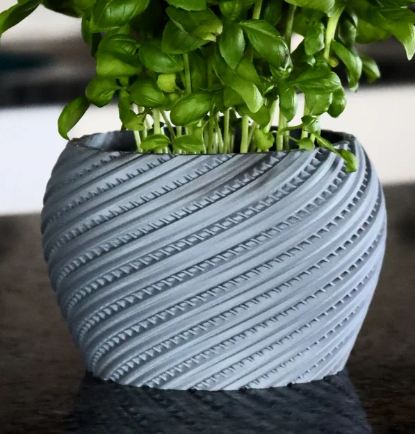 Chậu cây trang trí hình học Pot 10 - In 3D độc đáo - Image 1