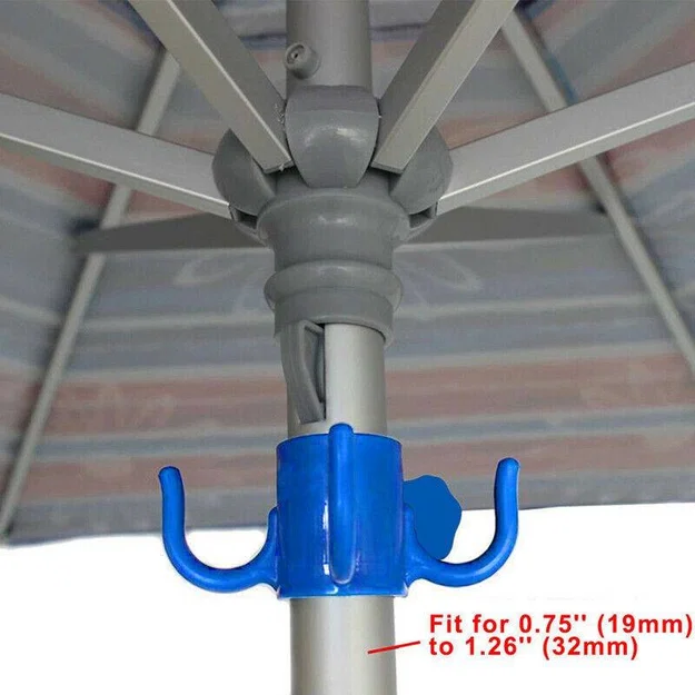 Móc treo cho dù biển: treo khăn, túi, nón – phụ kiện lều tiện dụng - Image 1