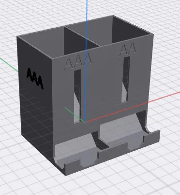 Khay đựng và phân phối pin AA/AAA thông minh in 3D - Image 1