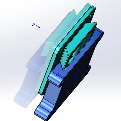 Ngàm gắn màn hình chuẩn VESA 100x100 in 3D siêu bền
