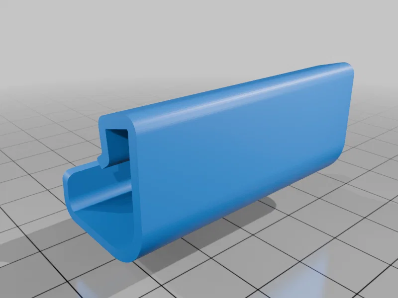 Mẫu in 3D kẹp khóa nắp hộp lưu trữ Ikea Samla thay thế - Image 1