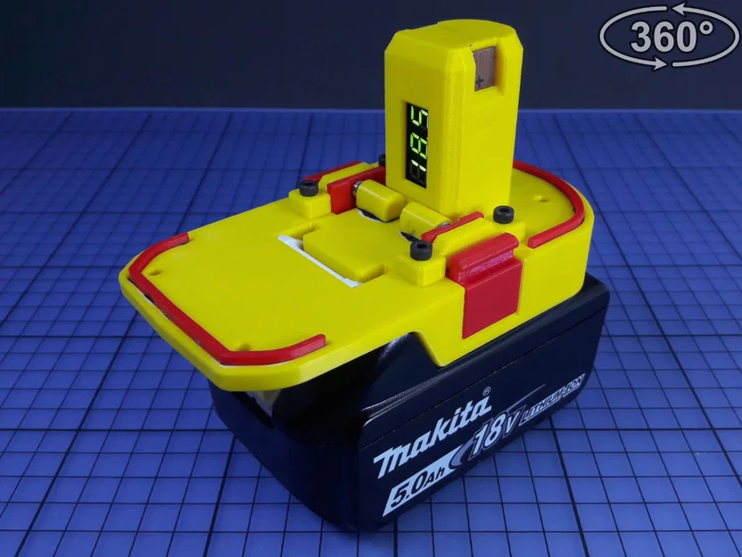 Adapter pin 18V Ryobi ONE+ sang Makita v1.5b - Image 1