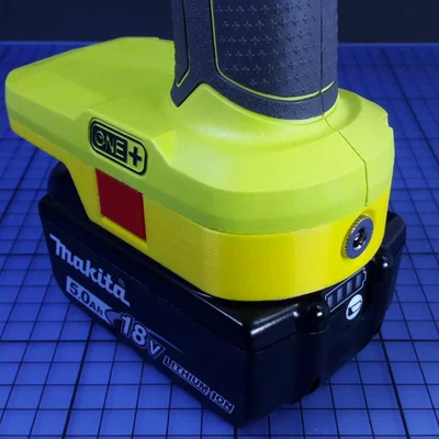 Adapter pin 18V Ryobi ONE+ sang Makita v1.5b