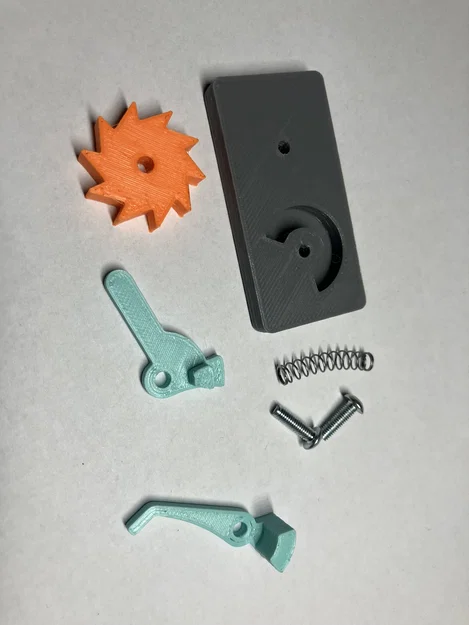 Cơ cấu Stepper mechanism (cơ cấu bước) đơn giản với 1 lò xo - Image 2
