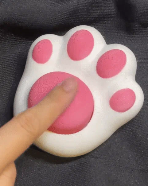 Clicker fidget Bàn Chân Mèo – Nam Châm Tủ Lạnh (Cat Paw Fridge Magnets) - Image 2