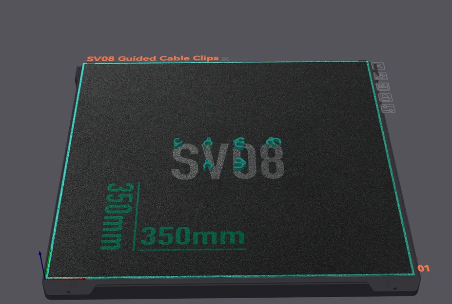 Kẹp Dẫn Hướng Cáp SV08 (SV08 Guided Cable Clips) - Image 3