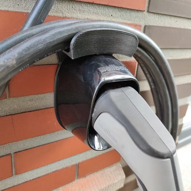 Móc treo cáp cho ngàm giữ Type 2 của sạc Wallbox Pulsar - Image 1