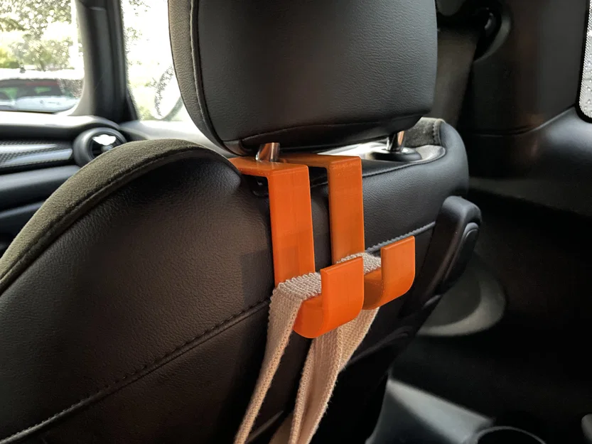 Móc treo 2 túi cho tựa đầu ghế ô tô (car headrest/seat) - Image 1