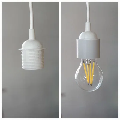Nắp che ren đuôi đèn IKEA Hemma tinh tế - Phụ kiện in 3D
