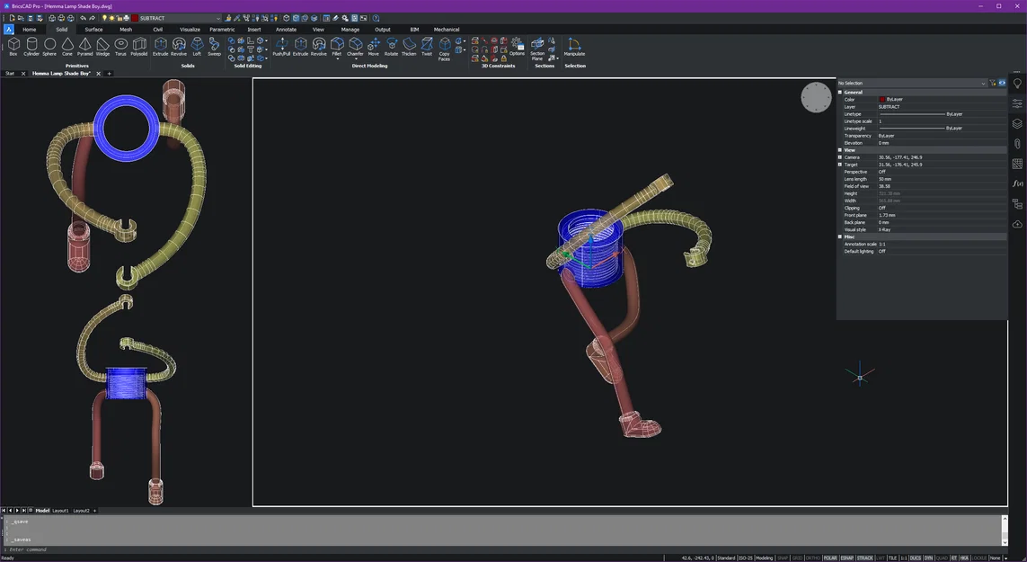 Chụp đèn IKEA Hemma Lamp Shade Boy (File DWG/STEP) - Image 2