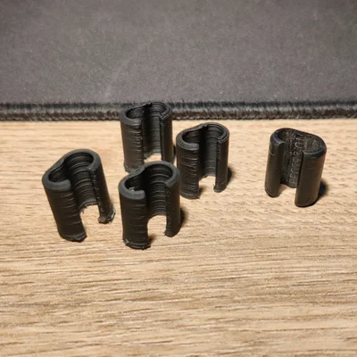 Kẹp giữ dây cáp xe đạp (Cable Clips) phong cách Canyon 3D