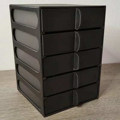 Tủ ngăn kéo mini đa năng để bàn - Tự in 3D cực đơn giản