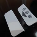 Tay nắm ngăn đá + bản lề cho Klarstein Cool Cousin - Thumbnail 3