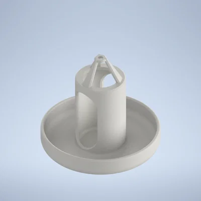 Khay cho chim ăn (Bird feeder) có phễu chứa ở giữa