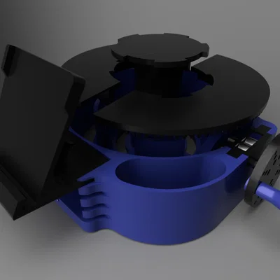 Bộ đế xoay 3D hỗ trợ quét vật thể thủ công cho điện thoại