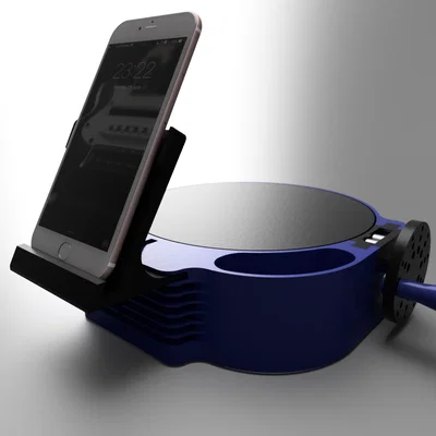 Bộ đế xoay 3D hỗ trợ quét vật thể thủ công cho điện thoại