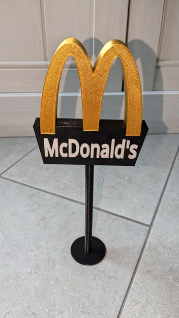 Biển hiệu McDonald's / cột (pole) - Image 1