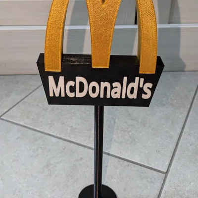 Biển hiệu McDonald's / cột (pole)