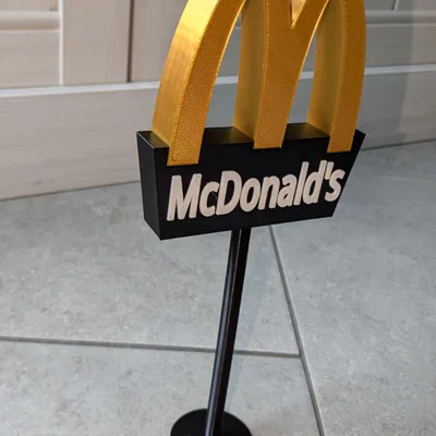 Biển hiệu McDonald's / cột (pole)