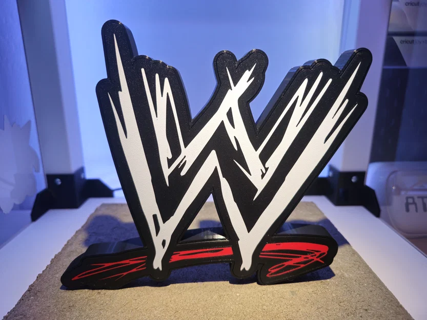 Bảng hiệu treo tường logo WWE đời cũ - Image 1