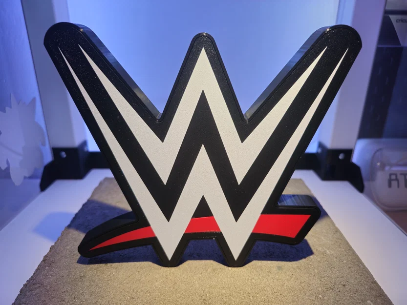 Bảng hiệu treo tường logo WWE mới (WWE Sign New Logo) - Image 1