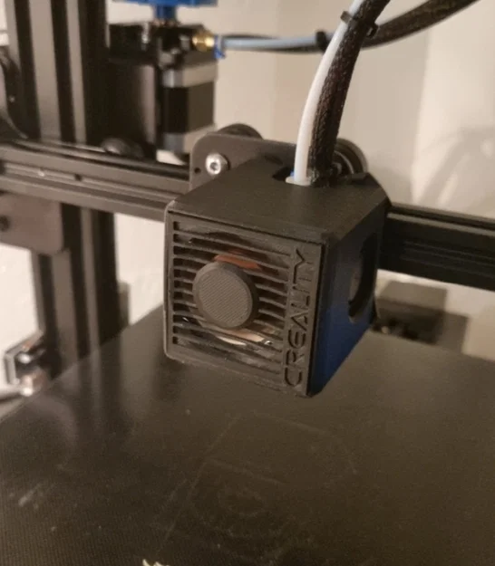Creality Ender 3 v2 - Clean Shroud (Fan 40x20mm & 4010 Blower zin) - Image 1