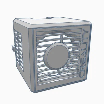 Creality Ender 3 v2 - Clean Shroud (Fan 40x20mm & 4010 Blower zin)