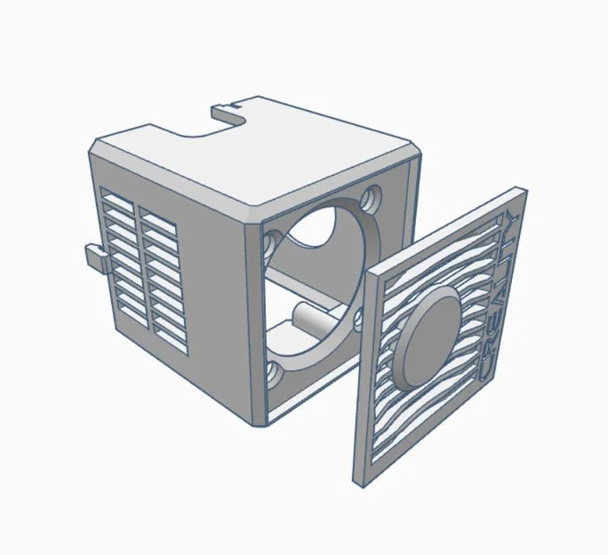 Creality Ender 3 v2 - Clean Shroud (Fan 40x20mm & 4010 Blower zin) - Image 4
