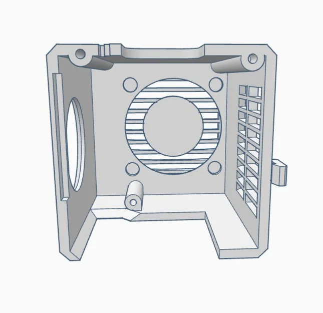 Creality Ender 3 v2 - Clean Shroud (Fan 40x20mm & 4010 Blower zin) - Image 5